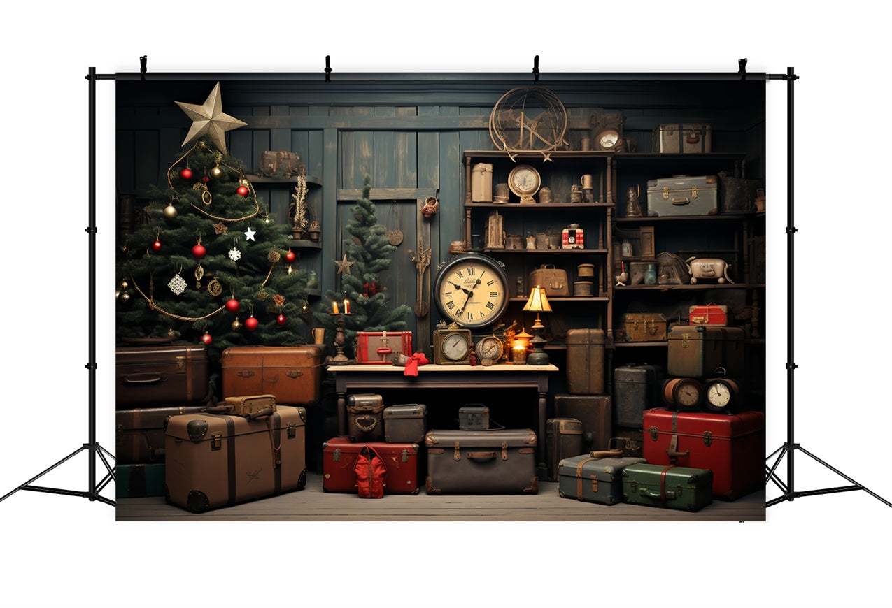 Christmas Backdrop Ideas Santa's Workshop Classic Christmas Decor Backdrop BRP11-85