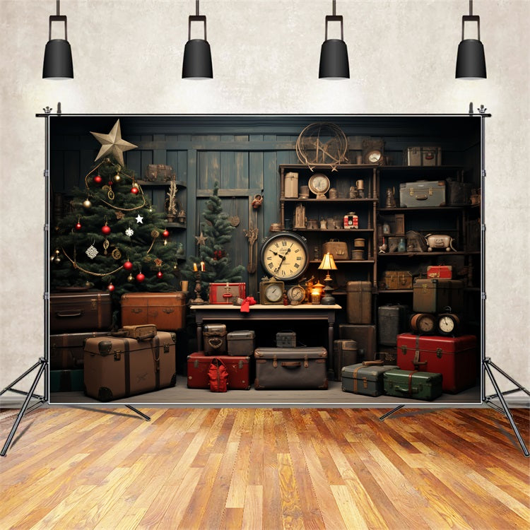 Christmas Backdrop Ideas Santa's Workshop Classic Christmas Decor Backdrop BRP11-85