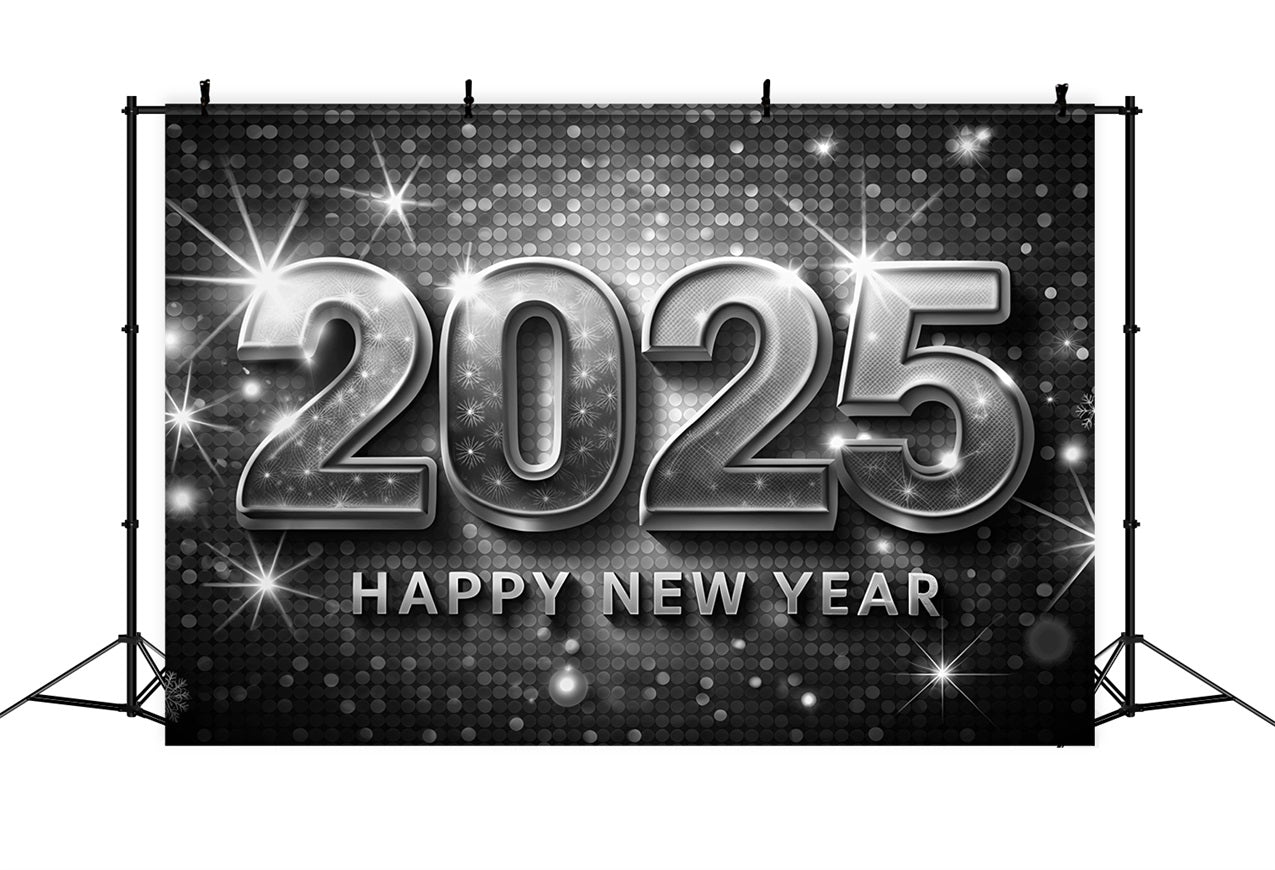 New Year Backdrops 2025 Glittery Celebration Backdrop BRP12-106