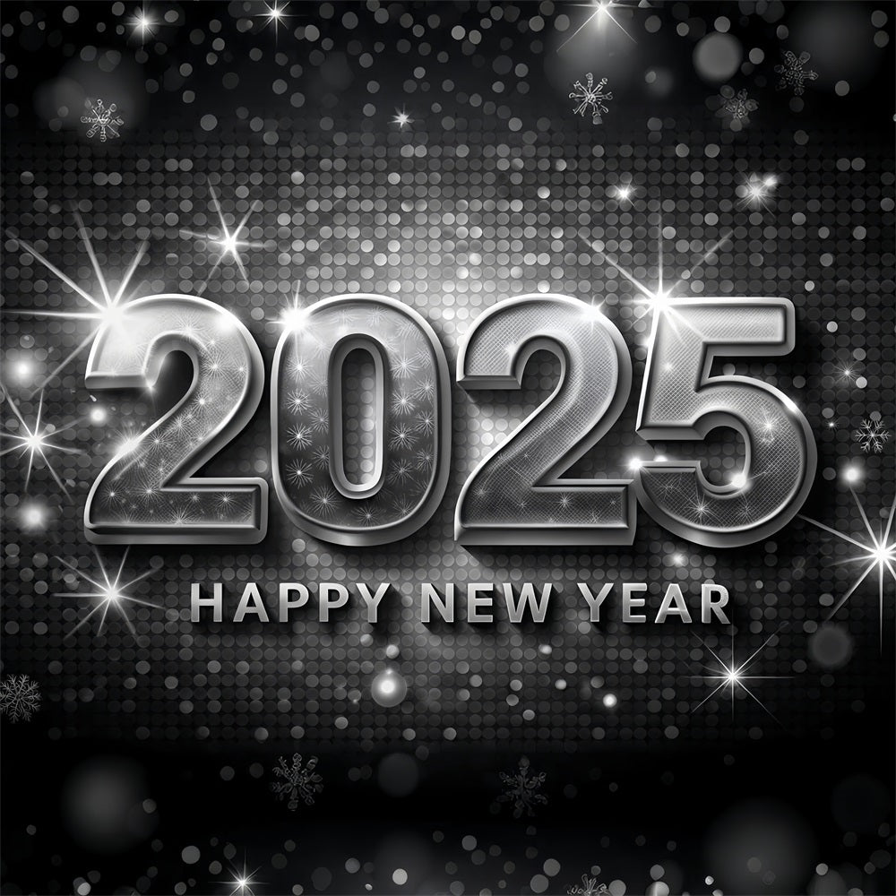 New Year Backdrops 2025 Glittery Celebration Backdrop BRP12-106