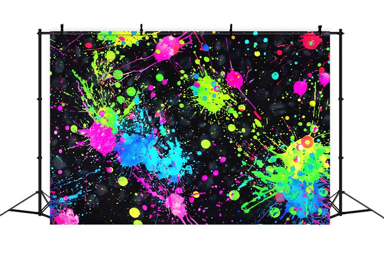 Graffiti Backdrop Dynamic Fluorescent Color Burst Backdrop BRP12-134