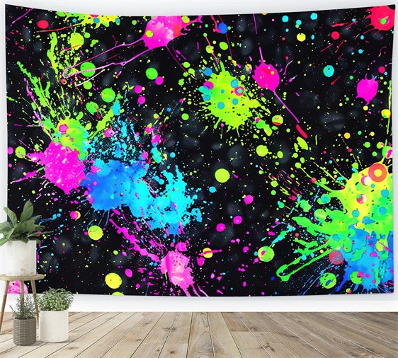 Graffiti Backdrop Dynamic Fluorescent Color Burst Backdrop BRP12-134