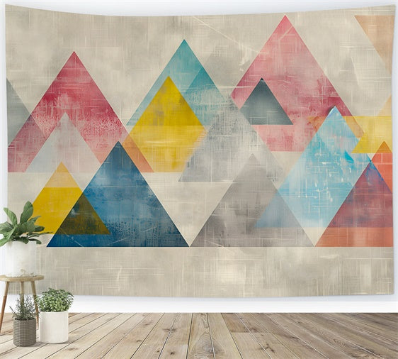 Graffiti Backdrop Artistic Geometric Color Backdrop BRP12-155