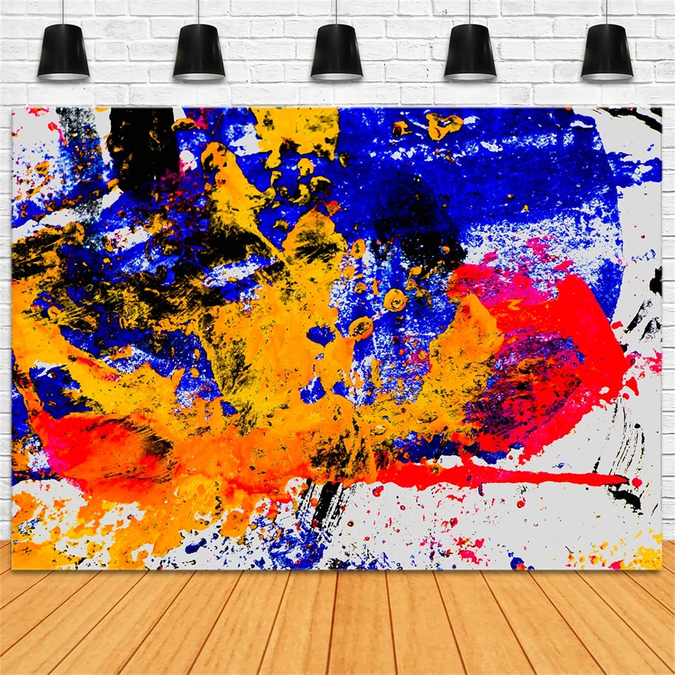 Graffiti Photo Backdrops Abstract Color Blend Backdrop BRP12-158