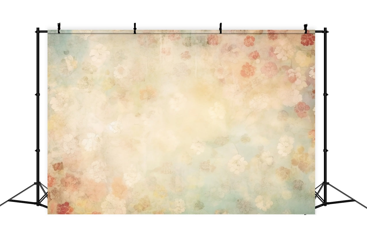 Maternity Digital Backdrops Aesthetic Pastel Flower Wall Backdrop BRP12-20