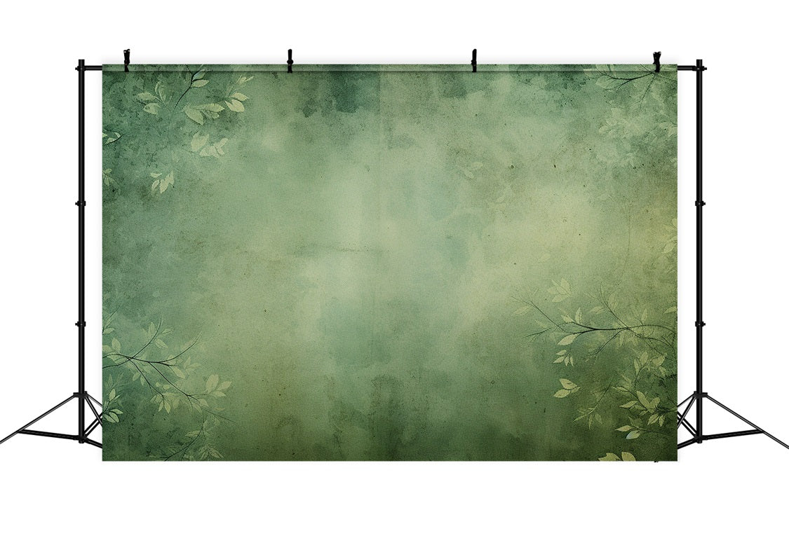 Maternity Shoot Backdrop Green Leaf Texture Wall Backdrop BRP12-25