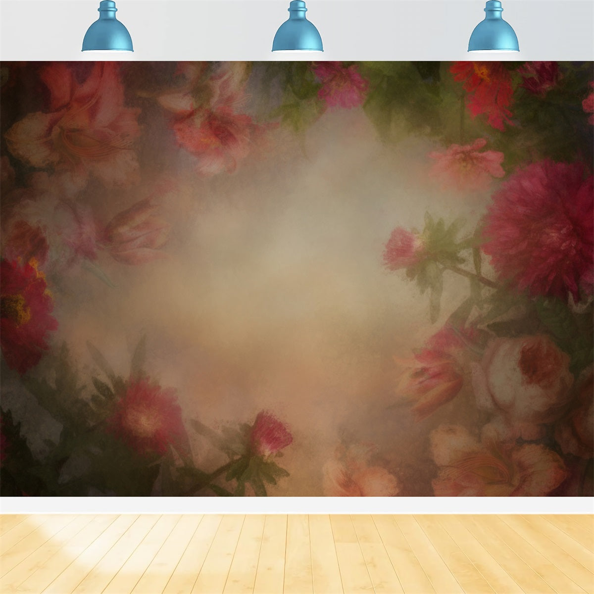 Backdrop Maternity Background Romantic Red Blossom Art Backdrop BRP12-29