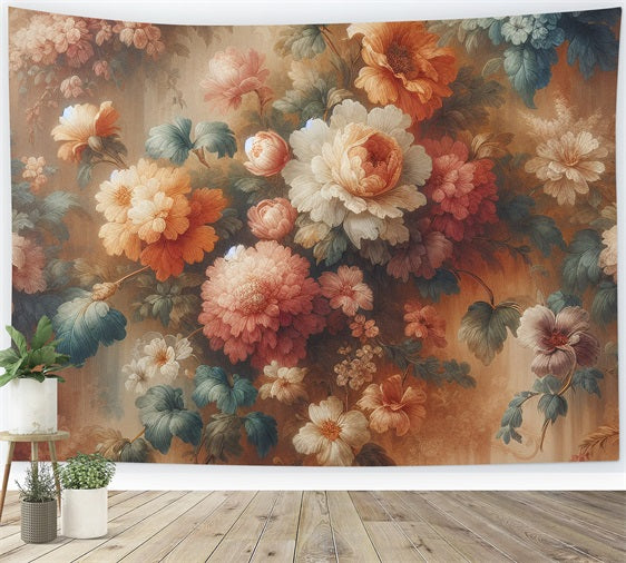 Backdrops For Maternity Photos Fine Art Decor Floral Backdrop BRP12-32