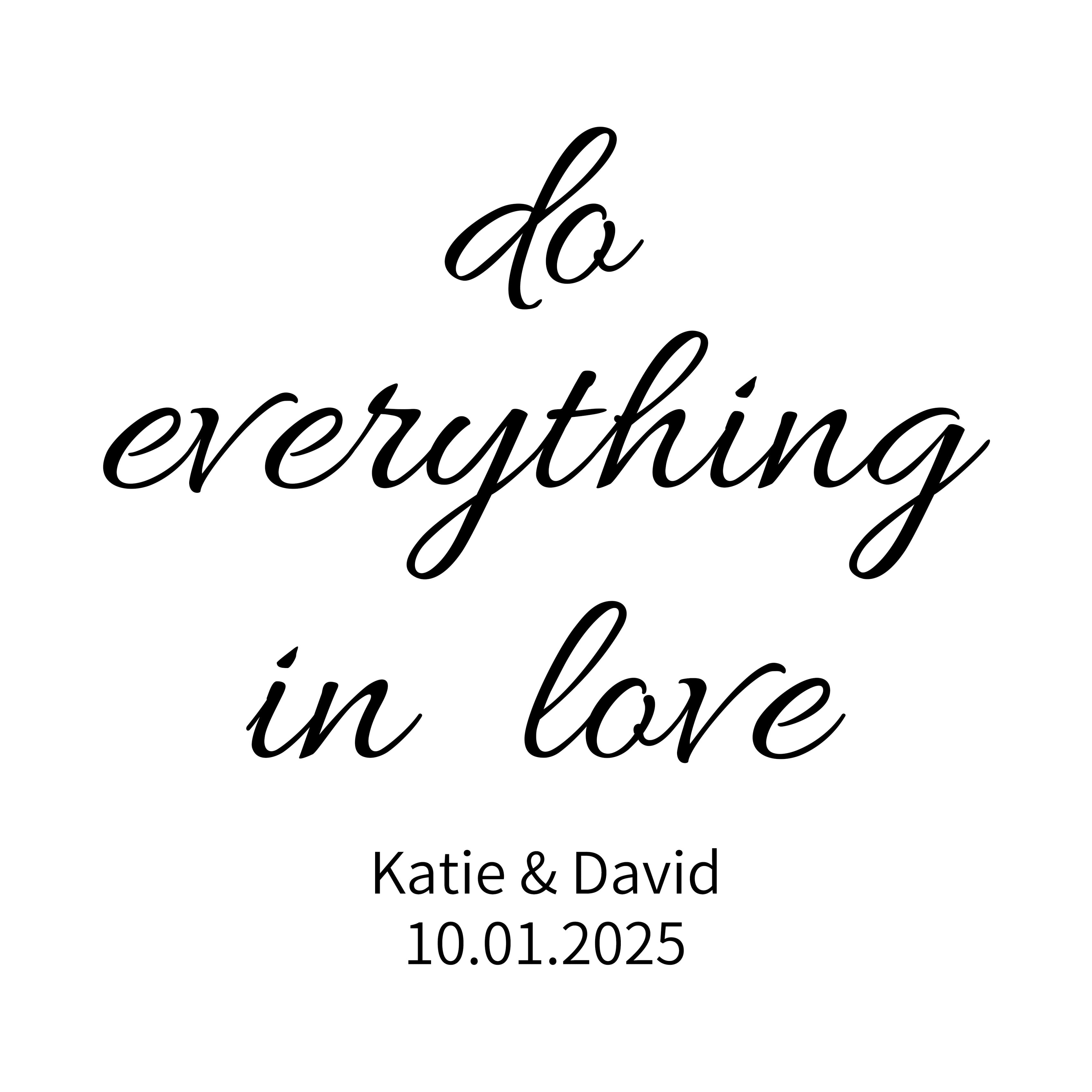 Wedding Backdrop Personalized Love Quote Ceremony Backdrop BRP12-370