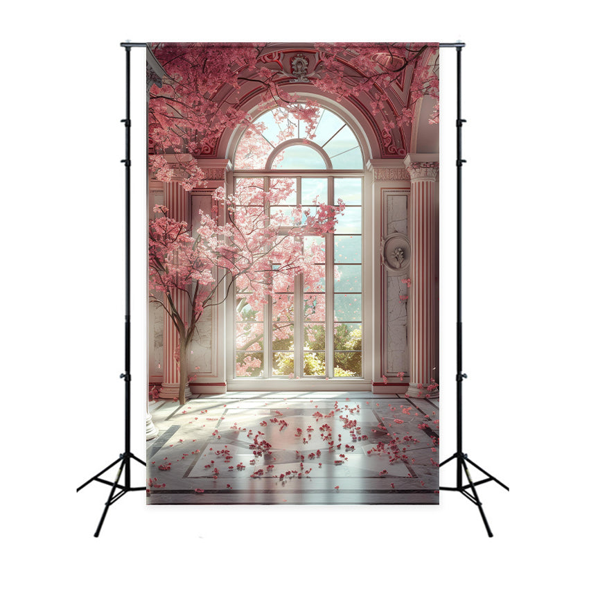 Maternity Backdrop Cherry Blossom Archway Window Backdrop BRP12-38