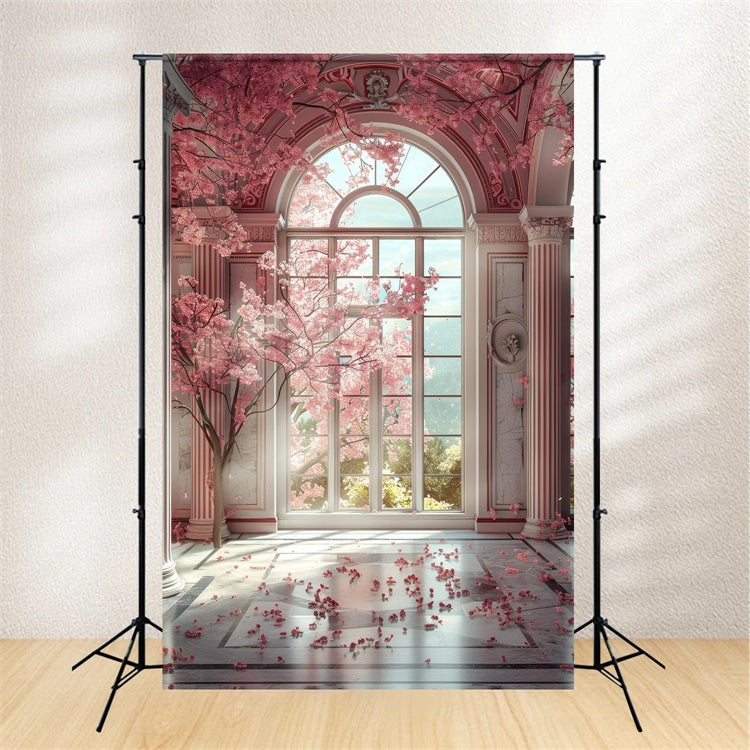 Maternity Backdrop Cherry Blossom Archway Window Backdrop BRP12-38