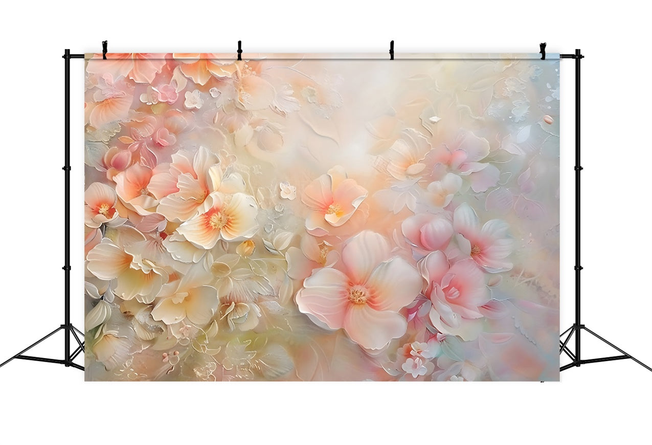 Floral Backdrops Pastel Flower Petals Dream Backdrop BRP12-537