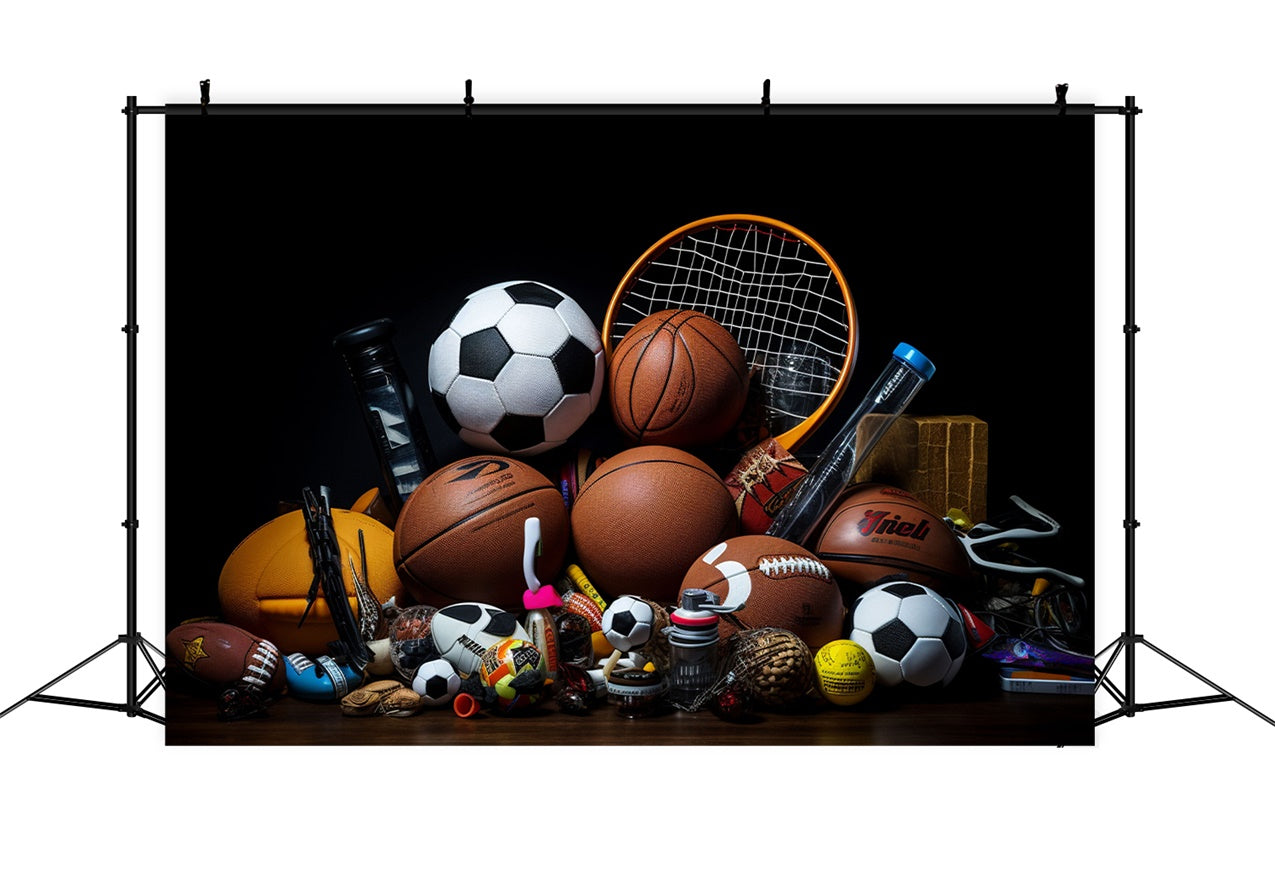 Backdrops For Sports Balls Collection Photography Backdrop BRP12-577