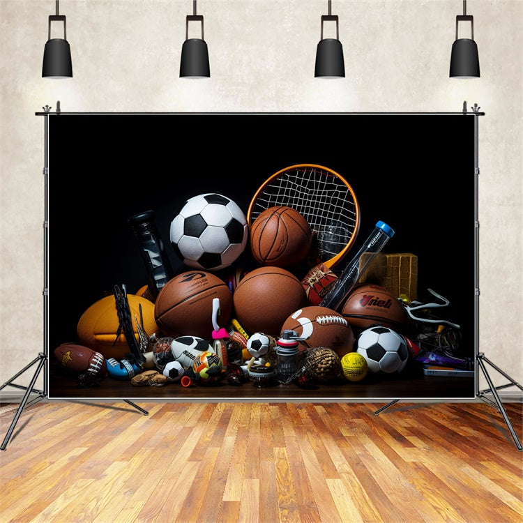 Backdrops For Sports Balls Collection Photography Backdrop BRP12-577