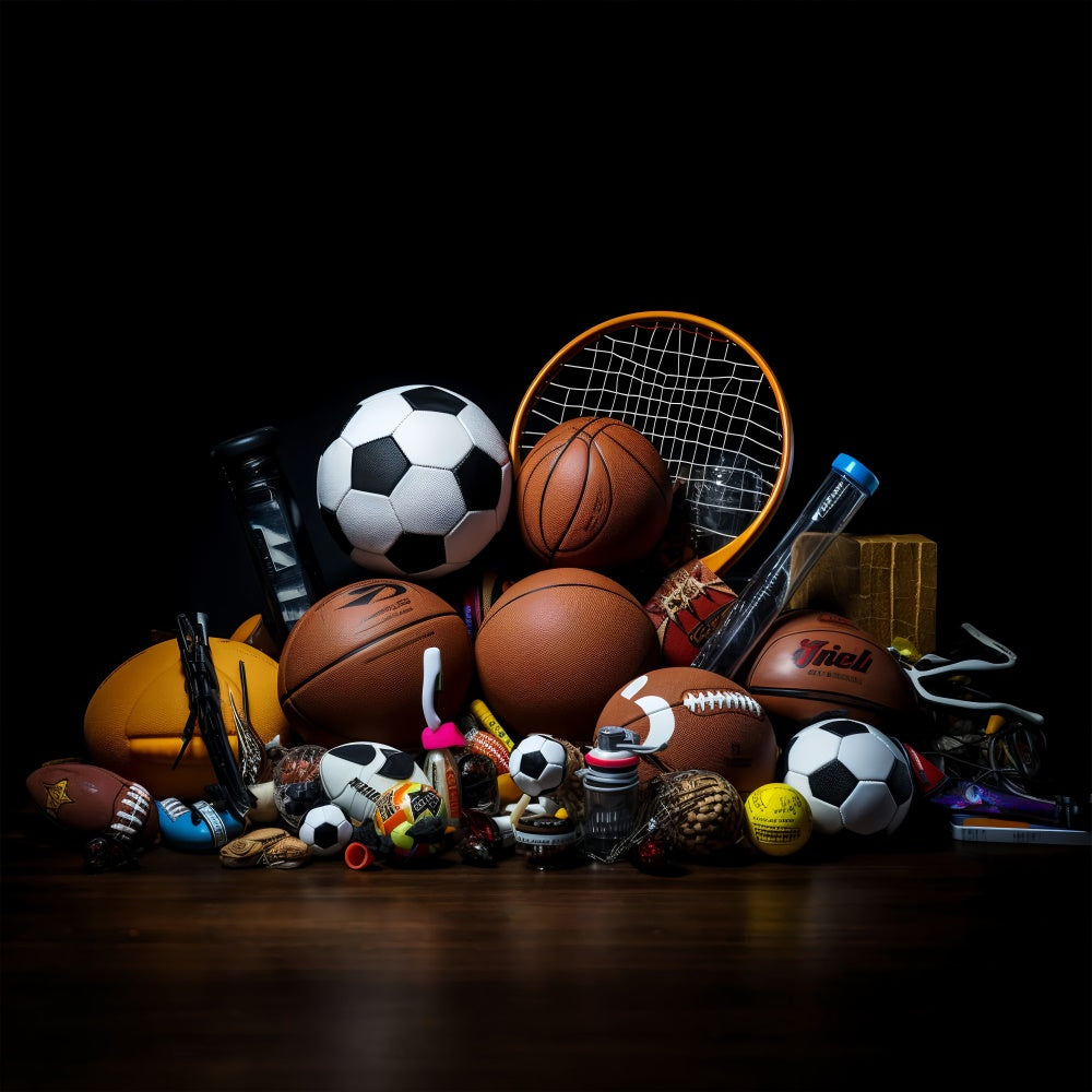 Backdrops For Sports Balls Collection Photography Backdrop BRP12-577