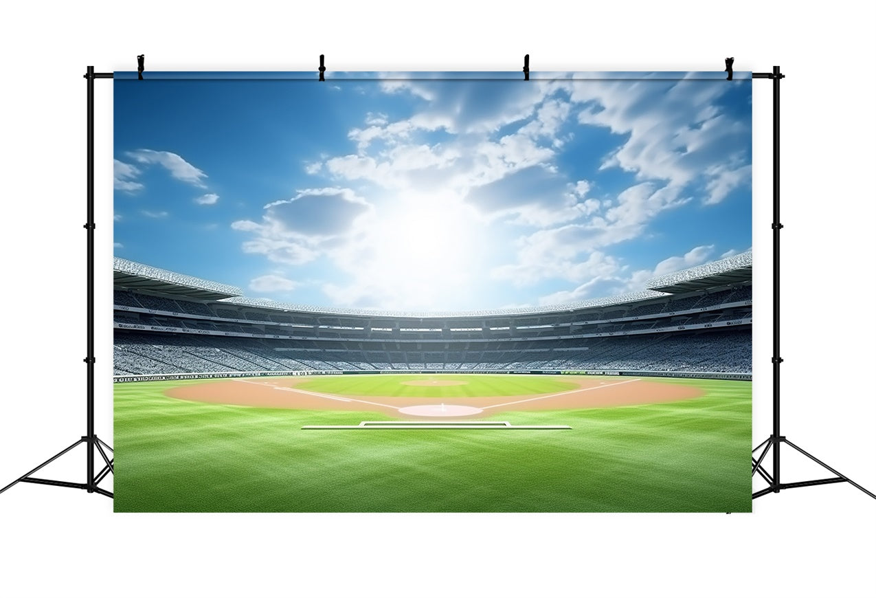 Sports Photo Backdrop Baseball Court Event Backdrop BRP12-586