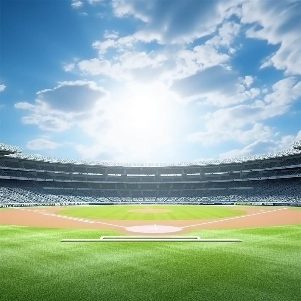 Sports Photo Backdrop Baseball Court Event Backdrop BRP12-586