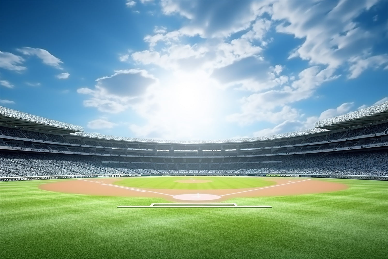 Sports Photo Backdrop Baseball Court Event Backdrop BRP12-586