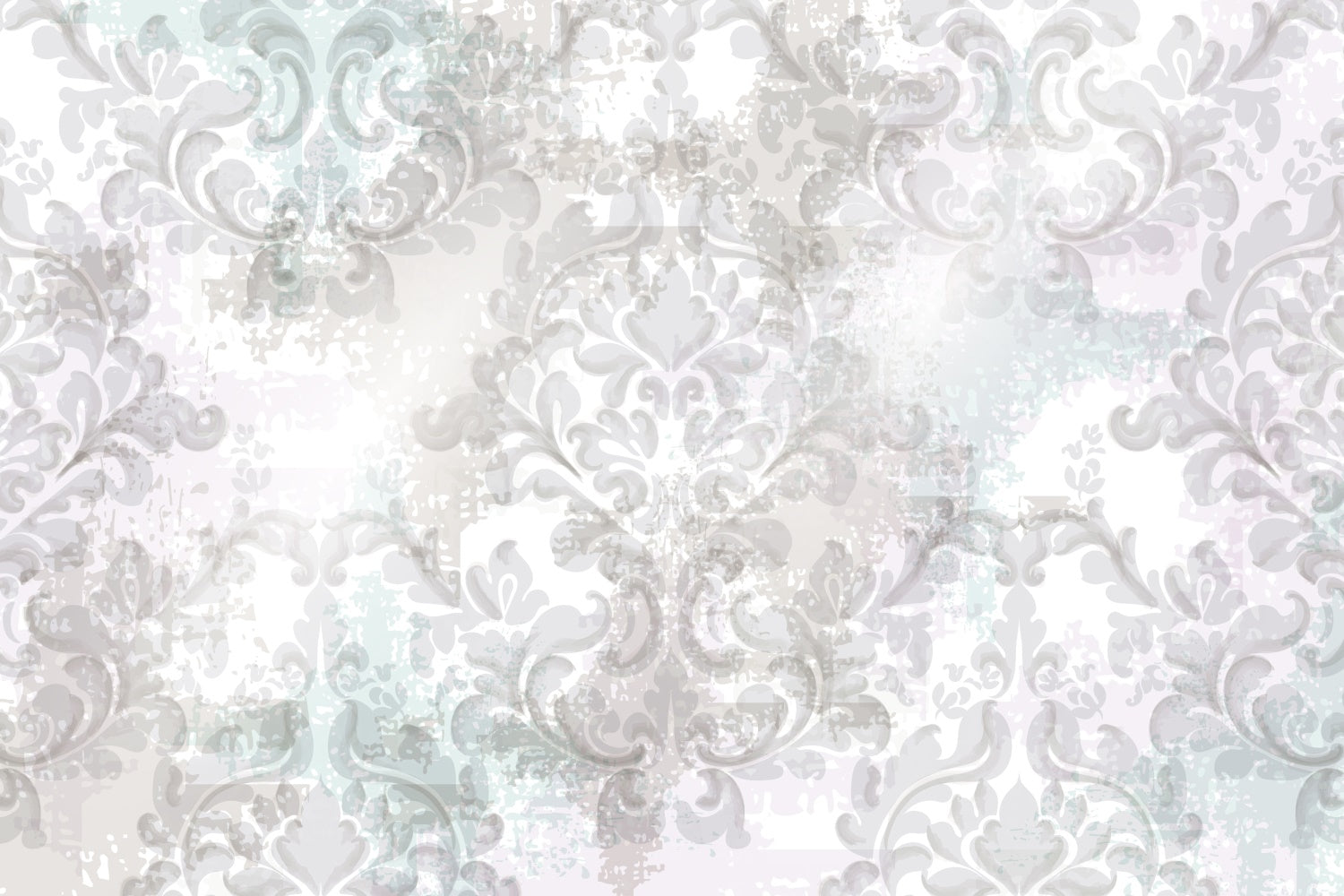 Damask Photo Backdrop Abstract Pastel Baroque Pattern Backdrop BRP12-599