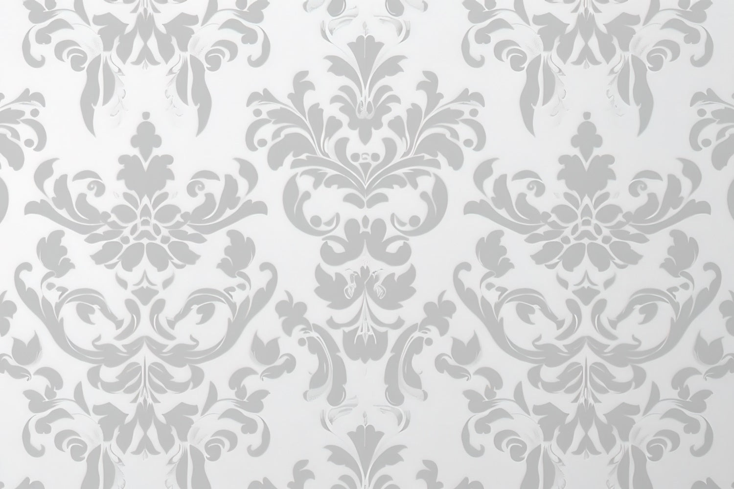 Damask Photography Backdrop Delicate Floral Curved Pattern Backdrop BRP12-600