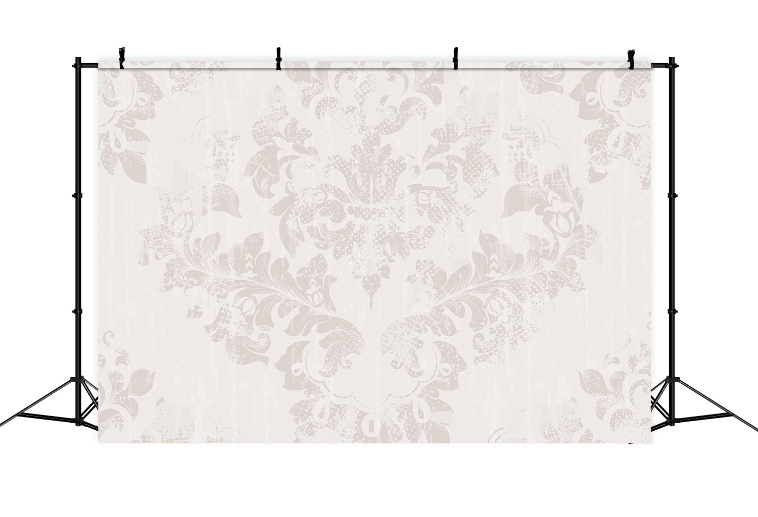 Damask Backdrop Photography Abstract Beige Faded Floral Backdrop BRP12-602