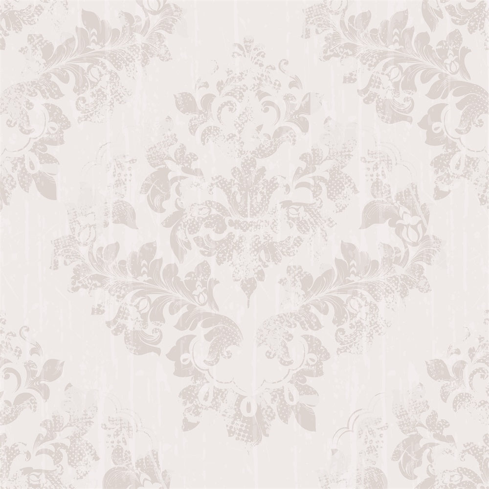 Damask Backdrop Photography Abstract Beige Faded Floral Backdrop BRP12-602