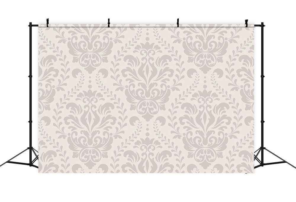 Damask Backdrops Photography Delicate Symmetrical Vintage Backdrop BRP12-605