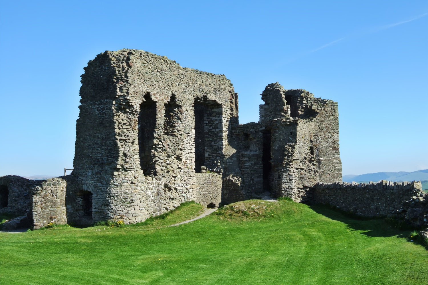 Architecture Backdrop Ancient Castle Ruins Sky Backdrop BRP12-643