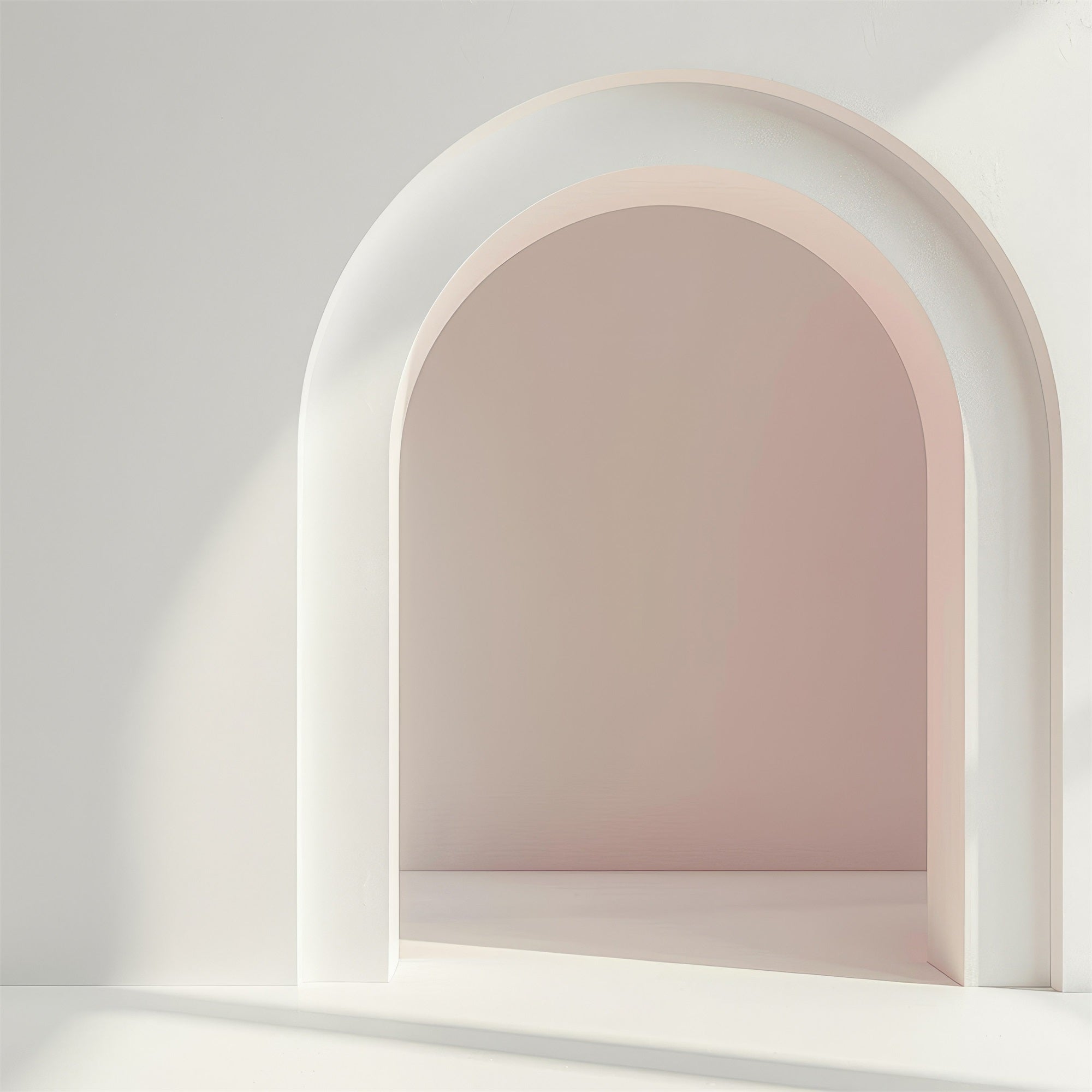 Architecture Backdrop Pastel Minimalist Archway Scene Backdrop BRP12-674