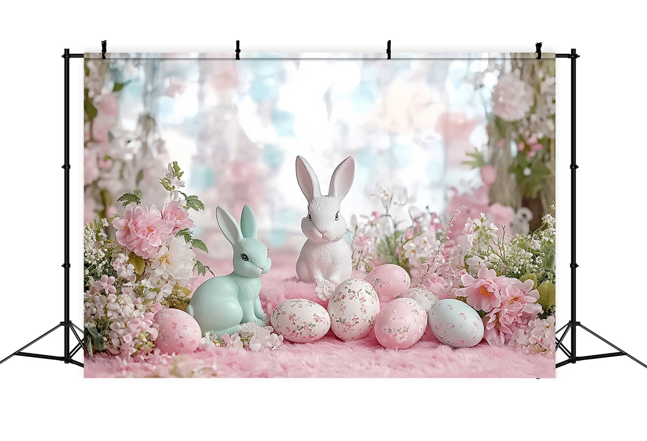 Photo Backdrops For Easter Blossoms Bunny Egg Backdrop BRP12-746