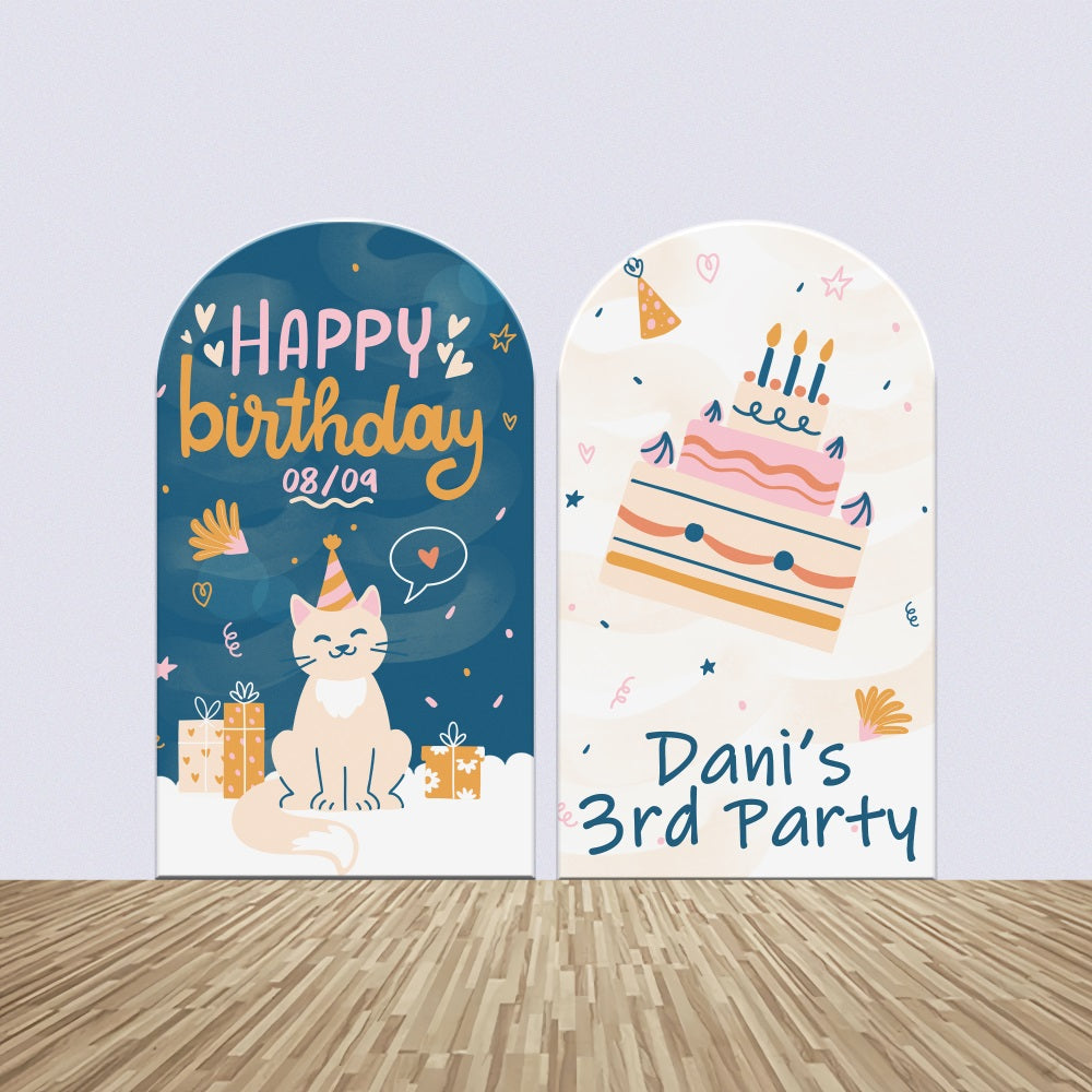 Custom Backdrops For Birthdays 3rd Animal Theme Arch Backdrop Kit BRP2-182