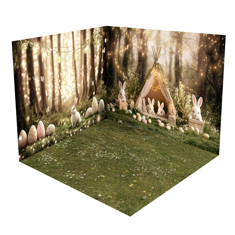 Mystical Forest Easter Egg Backdrop Room Set BRP2-21