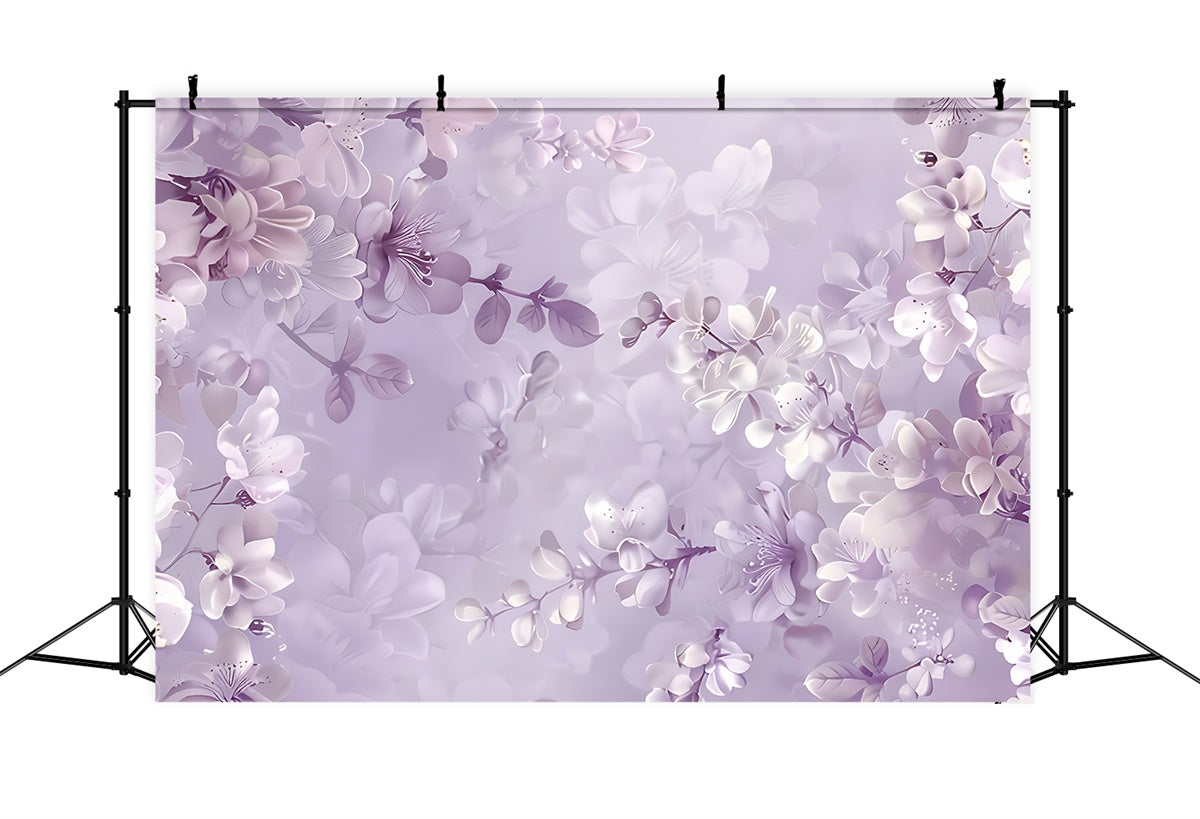 Flower Photography Backdrop Lavender Dream Blossom Backdrop BRP2-64