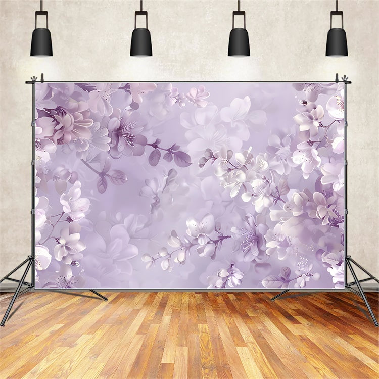 Flower Photography Backdrop Lavender Dream Blossom Backdrop BRP2-64