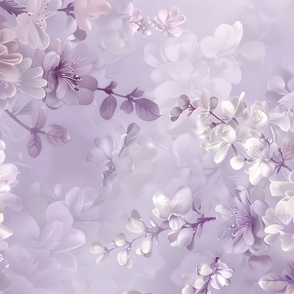 Flower Photography Backdrop Lavender Dream Blossom Backdrop BRP2-64