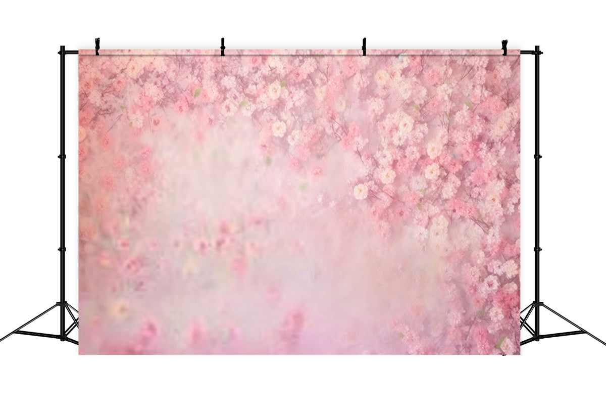 Flower Backdrop Soft Blush Blossom Photography Backdrop BRP2-65