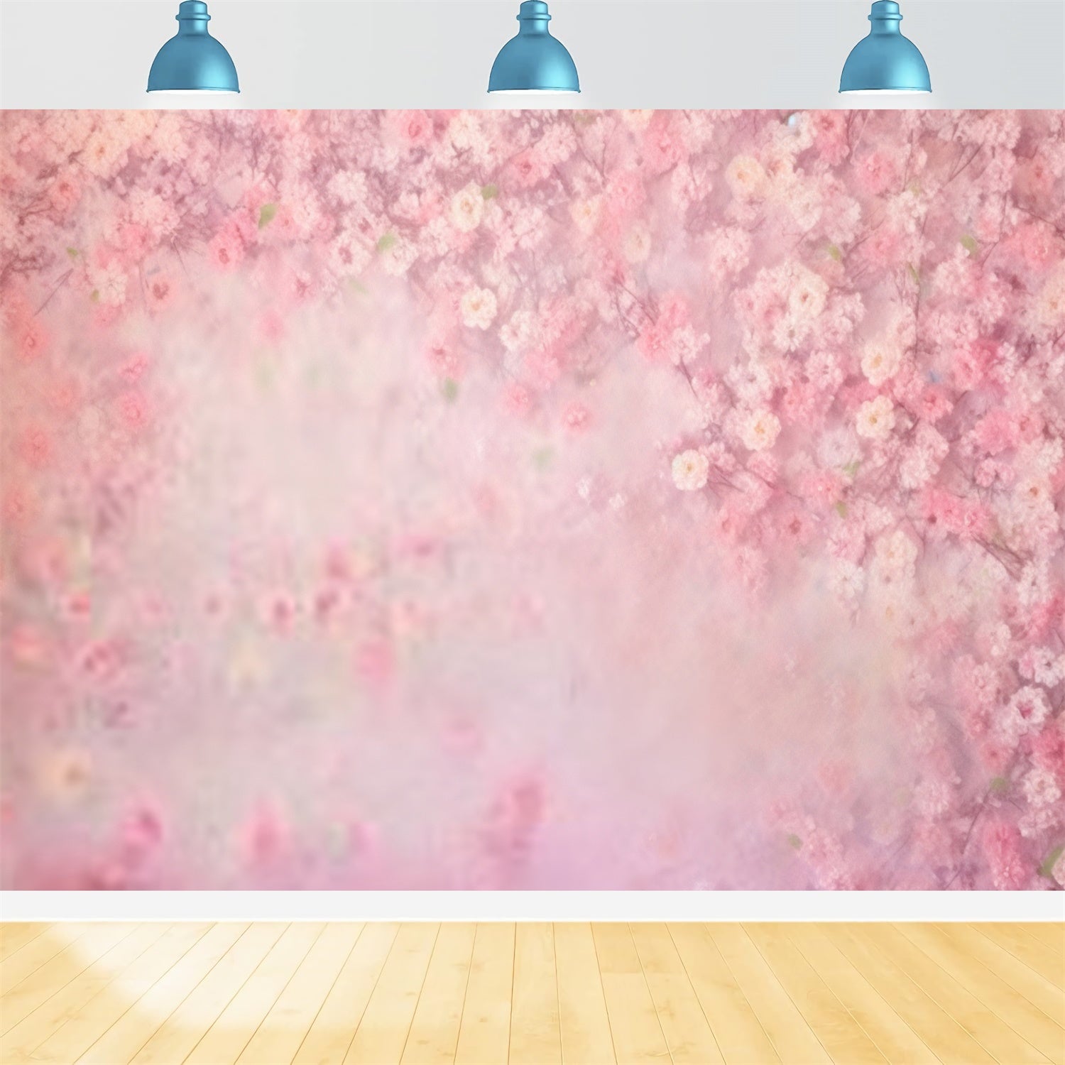 Flower Backdrop Soft Blush Blossom Photography Backdrop BRP2-65