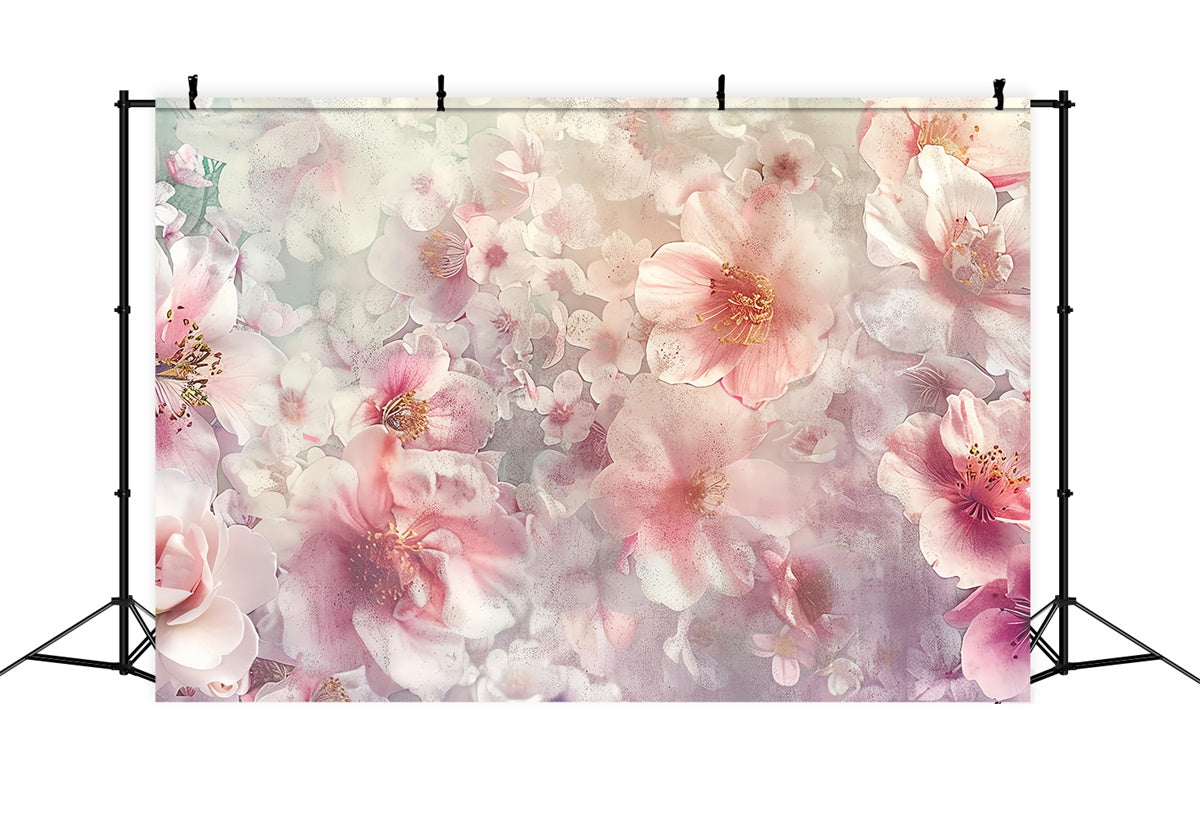 Flower Photography Backdrop Blush Petal Flowery Dream Backdrop BRP2-69