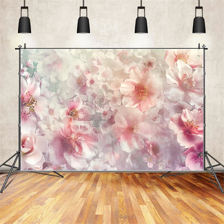 Flower Photography Backdrop Blush Petal Flowery Dream Backdrop BRP2-69