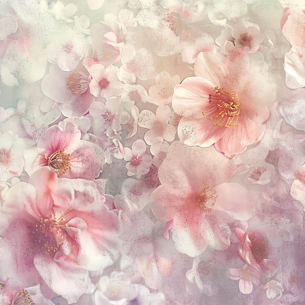 Flower Photography Backdrop Blush Petal Flowery Dream Backdrop BRP2-69