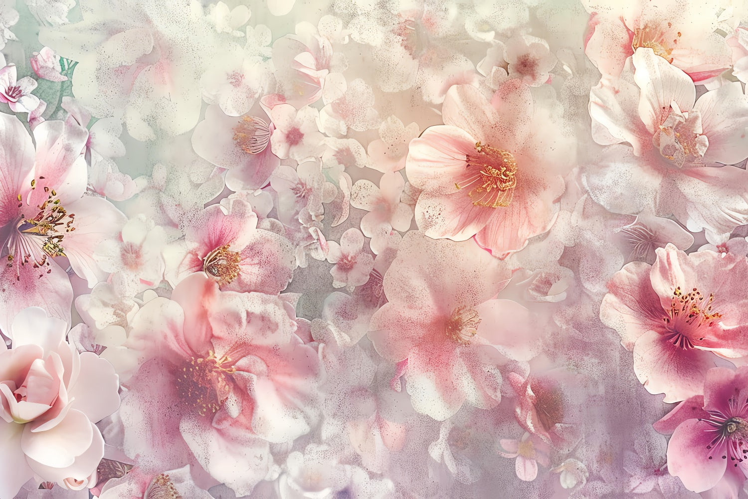 Flower Photography Backdrop Blush Petal Flowery Dream Backdrop BRP2-69