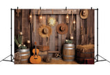 Autumn Western Cowboy Photography Backdrop BRP7-102