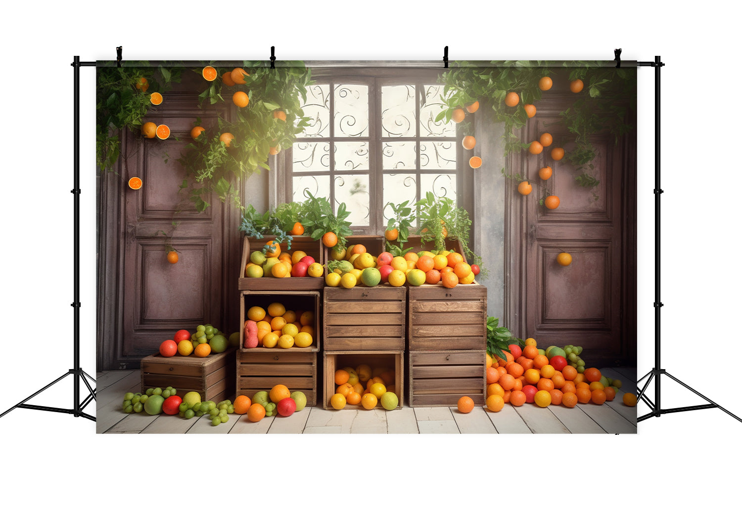 Autumn Orange Tree Room Photography Backdrop BRP7-123