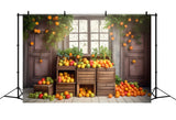 Autumn Orange Tree Room Photography Backdrop BRP7-123