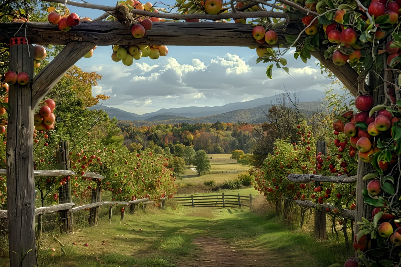 Autumn Apple Farm Backdrop for Photography BRP7-143