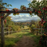 Autumn Apple Farm Backdrop for Photography BRP7-143