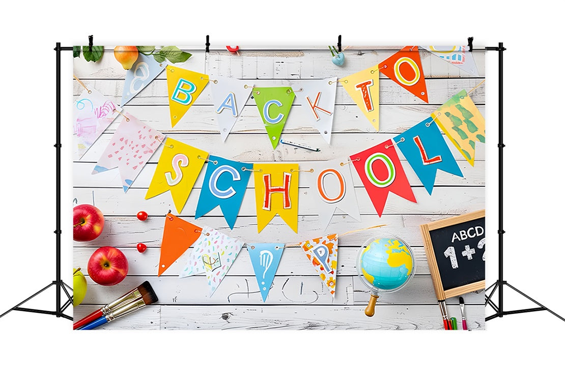 Back to School Teacher Pet Photography Backdrop BRP7-179