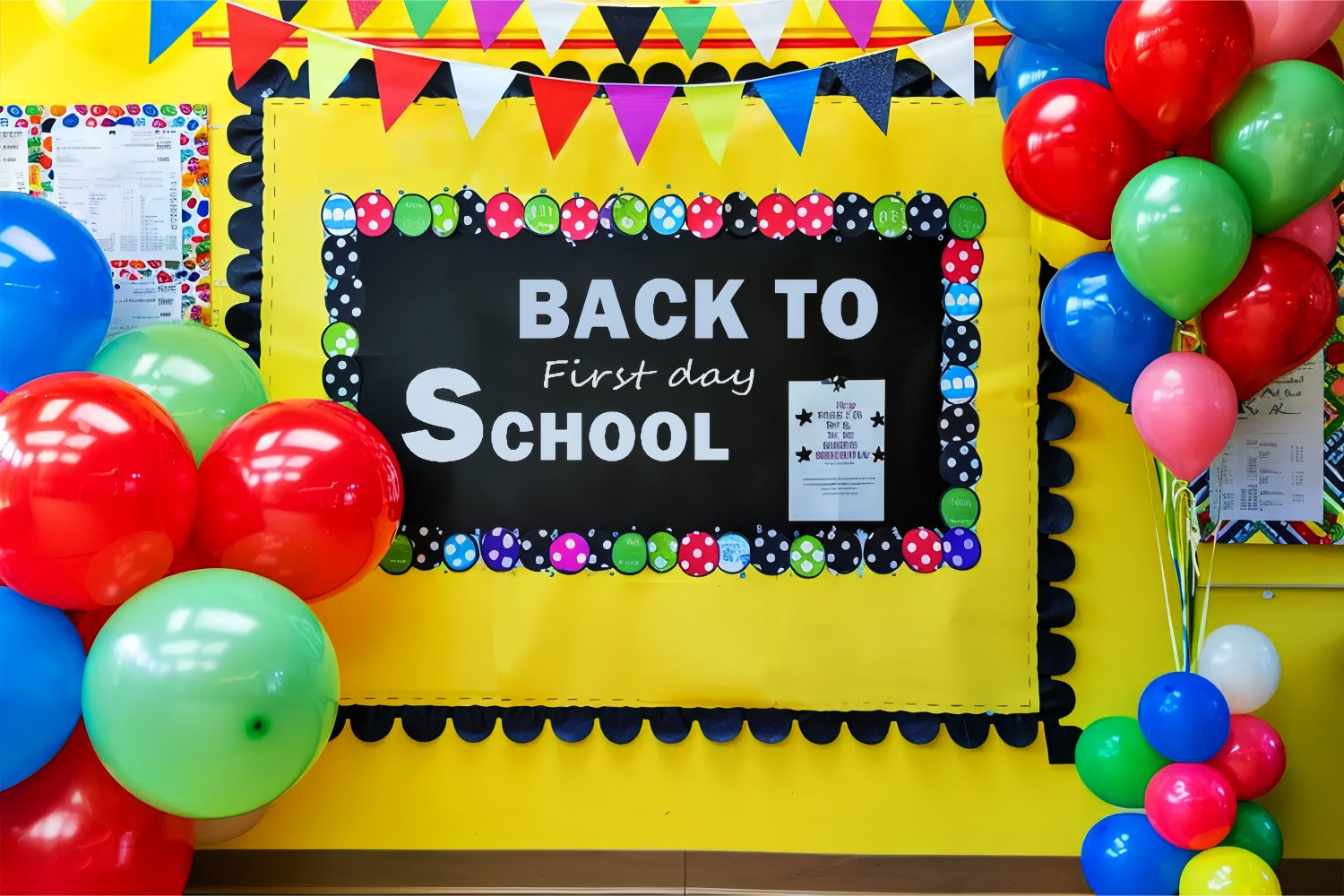 Back to School First Day Photography Backdrop BRP7-181