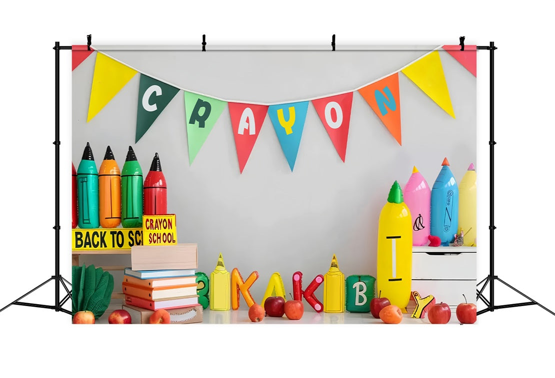 Back to School School Fun Backdrop BRP7-188