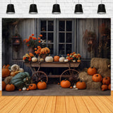 Autumn Countryside Pumpkin Harvest Backdrop for Photography BRP7-192